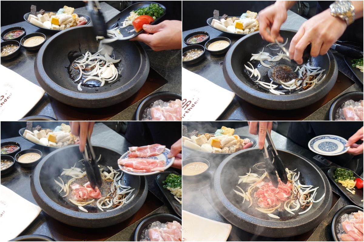 [士林火鍋] 肉多多火鍋 (天母新光三越店) ~ 平假日不限時，期間限定$299輕量級套餐，$268打卡升級術，蔬食自助吧吃到飽，CP值爆高!