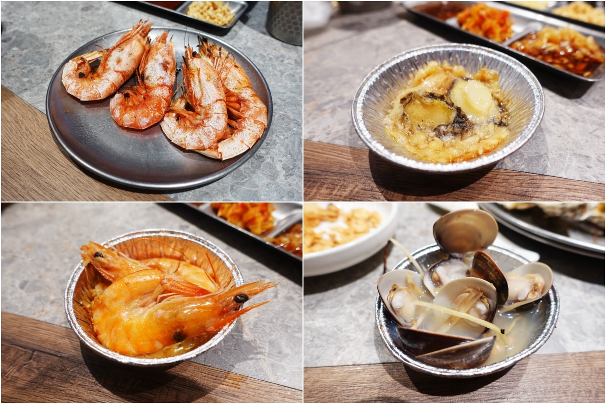 [宜蘭燒肉吃到飽] 春日里炭火燒肉·放題 ~ 食材超豐富，牛肉、海鮮品質極佳! 無骨牛小排、澳洲和牛、蒜香生蠔、鮑魚、干貝、胭脂蝦、天使紅蝦、雞佛，CP值超高!