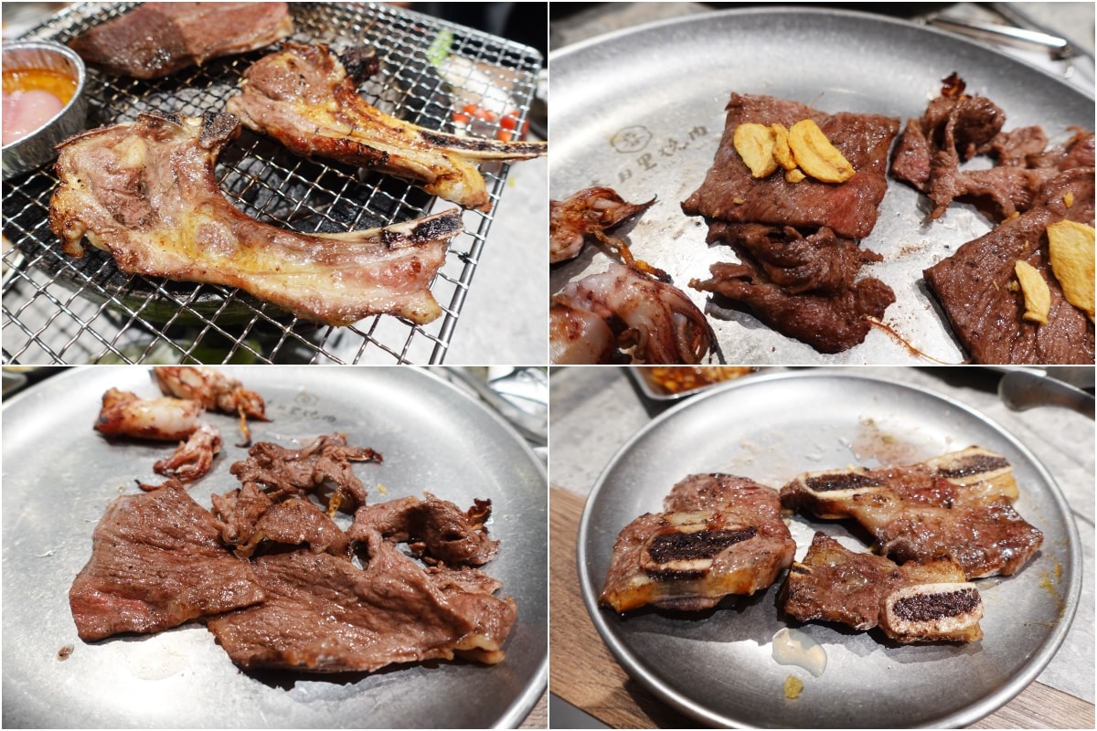 [宜蘭燒肉吃到飽] 春日里炭火燒肉·放題 ~ 食材超豐富，牛肉、海鮮品質極佳! 無骨牛小排、澳洲和牛、蒜香生蠔、鮑魚、干貝、胭脂蝦、天使紅蝦、雞佛，CP值超高!