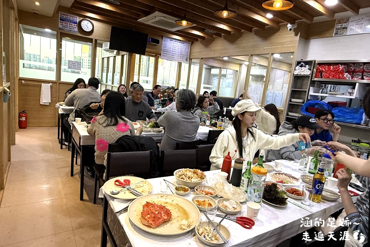 [韓國首爾] 鷺梁津水產市場 ~ 大吃活帝王蟹、松葉蟹、活章魚，一樓買海鮮，二樓代客料理，超鮮甜帝王蟹，首爾吃活海鮮的好地方